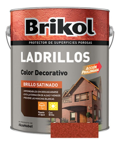 Brikol Ladrillo Protector Impermeabilizante X 4 L