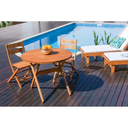 Conjunto Para Jardim Mesa 2 Cadeiras Ipanema E 2 Je