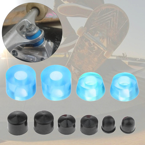 Kit De Bucha De Skate Para Caminhão Pu De Alto Azul Limpo