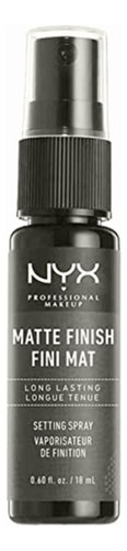 Nyx Professional Makeup Spray Fijador Mate Mini, 18 Ml