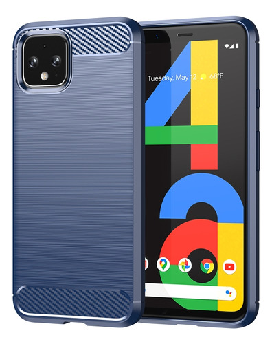 For Google Pixel 4 Brushed Texture Carbon Fiber Tpu Case