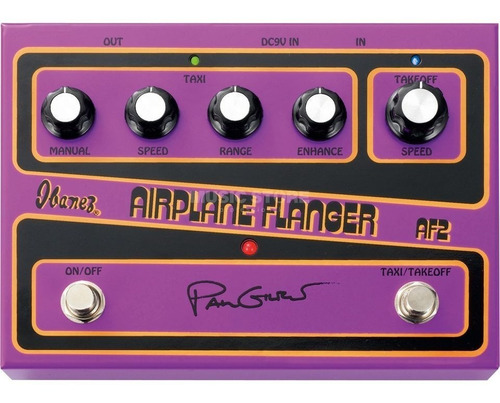 Ibanez Af2 Airplane Flanger Signature Paul Gilbert Color Violeta