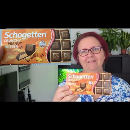 Crema de cacahuete crujiente de chocolate Schogetten 100 g de leche Schogetten con avellana
