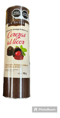 Chocolate Amargo Cerezas De Licor 182g La Suiza