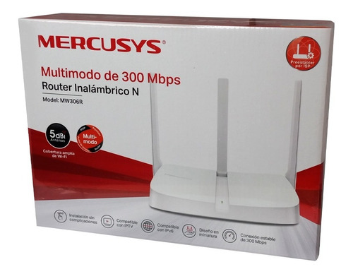 Router Mercusys 3 Antenas 300mbps Extensor, Ap, Wisp Tplink