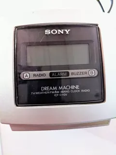 Radio Am/fm Reloj Despertador Sony Icf-c113v