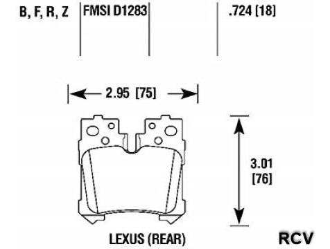 Balatas Disco  Trasera Para Lexus Ls460   2014