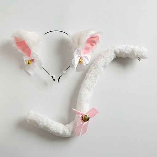 Diadema Con Forma De Oreja De Gato Zorro Lobo Y Cola De Cosp