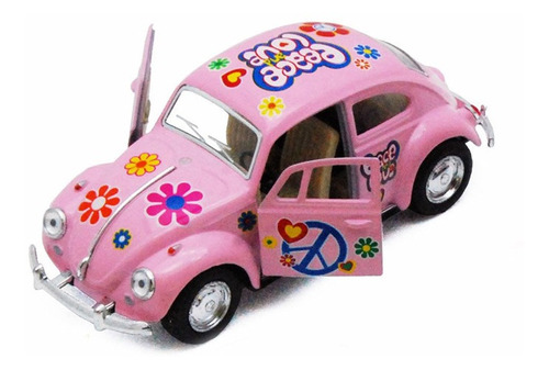 Auto Volkswagen Classic Beetle Peace & Love Bus 1967 St