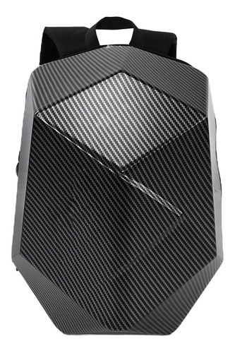 Mochila De Moto Impermeable Estilo Fibra De Carbono Para Abd