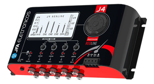 Novo Processador De Audio Equalizador Jfa Redline J4 Top