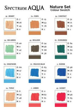 Marcadores Spectrum Noir Artista Acuarelables Color Naturale