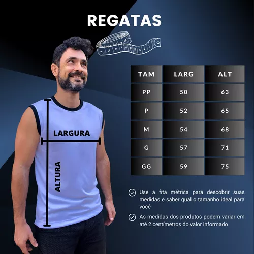 Camisa Regata Masculina Academia Branca Treino Dry Fit Rock