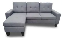 Comprar Sofá Chaise Longue Alabama Color Gris Oscuro