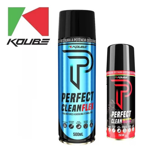 Koube Perfect Clean Moto + Perfect Clean Carro Flex Gasolina