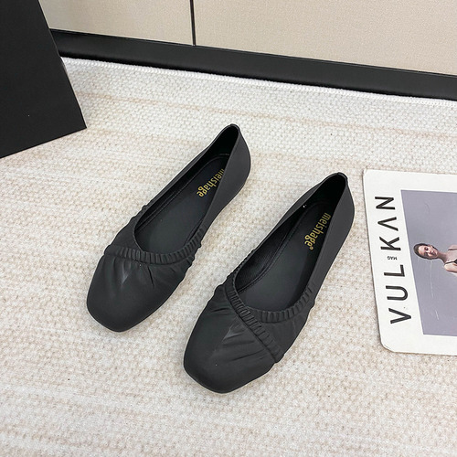 Sandalias Planas De Pvc Con Tacón Poco Profundo Para Mujer