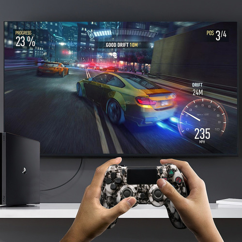 Mando Inalámbricos Compatibles Con Consola De Juegos Y Pc Color Negro