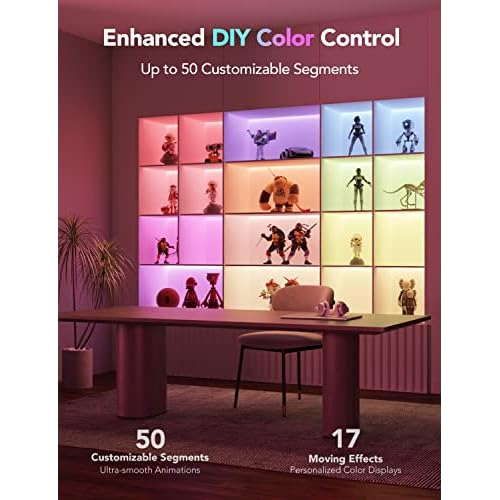 M1 Rgbic Led Strip Lights, Upgraded Technology, 16.4ft ...