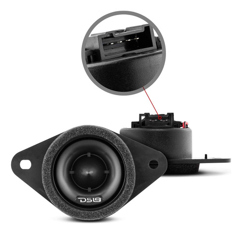 Ds18 Pro-st - Tweeters De Compresión De Bala De Repuesto De 1.9 Pulgadas Con Cruces, Kit De Actualización De Tweeter Oem Para Muchos Modelos Subaru/toyota, Repuesto Para H631sfj101 Y H631sfj100 (par)