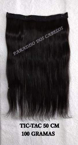 Cabelo Indiano Na Tela De Tic Tac Oferta 100gr 50-55cm