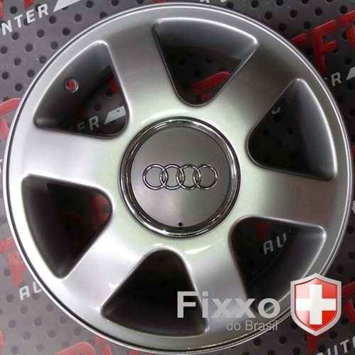 Imagem 3 de 4 de Jg 4 Calotas Centro De Roda Audi A3 Cromada C/ Emblema Audi