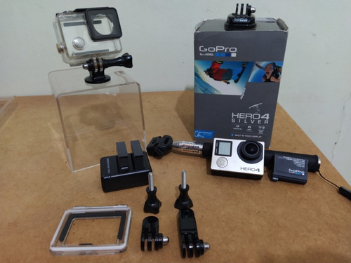 Gopro Hero 4 Silver Conservada Acompanha 3 Baterias