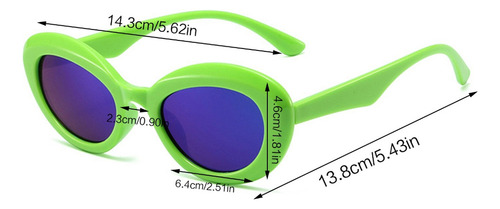 (e) Gafas De Sol Ovaladas For Mujeres Y Hombres