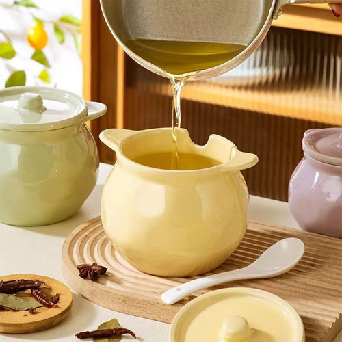 New Elegante Juego De Botes De Cocina De Cerámica Con S