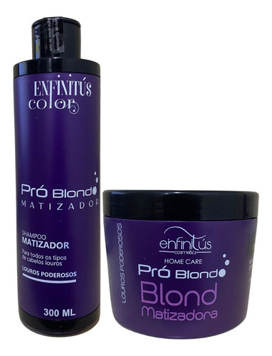 Kit Pró Blond Matizador Infinitá C/ 2 Produtos