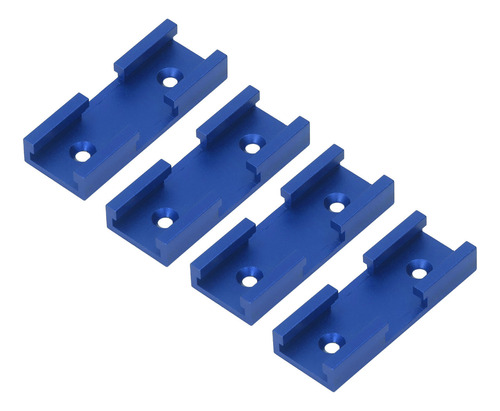 Conector De Esteira De Carpintaria Azul 4pcs T Intersection