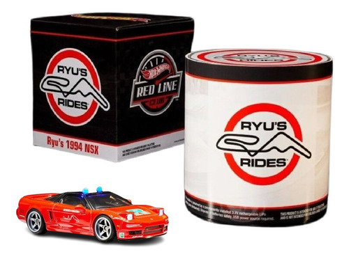 Hot Wheels Acura Nsx 1994 Ryu's Rides Red Line Club Rlc (Reacondicionado)