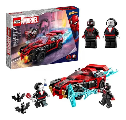 Lego Super Heroes 76244 Homem Aranha Miles Morales E Morbius