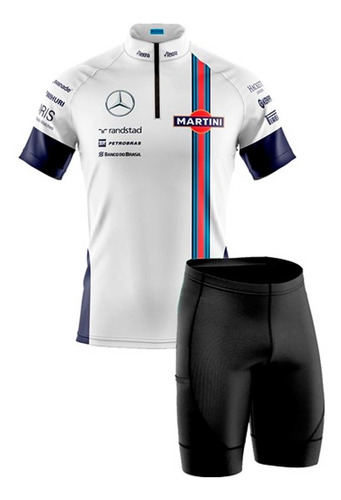 Conjunto Camisa E Bermuda Ciclismo Martini Bike