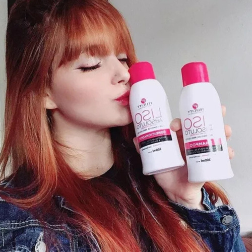 Kit Liso Absoluto Shampo E Condicionador Felicity 2x300ml