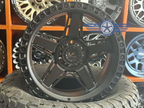 Rines 20 Off Road 5-127 Jeep Rubicon Sahara Precio Par Satin Black