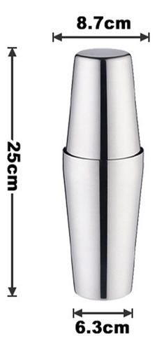 Cocktail Bar Utensilios Kit 23 Piezas 750ml Shaker Boston