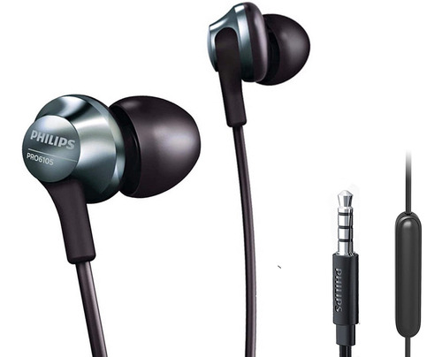 Auriculares Con Cable 3.5mm Philips Pro Comodo Con Microf...