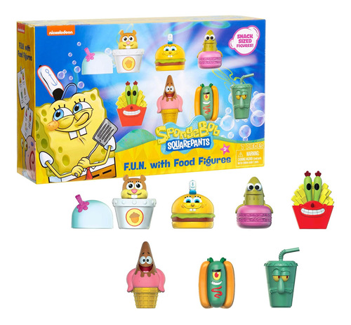 Spongebob Squarepants Fun With Food Figure Set Exclusivo De