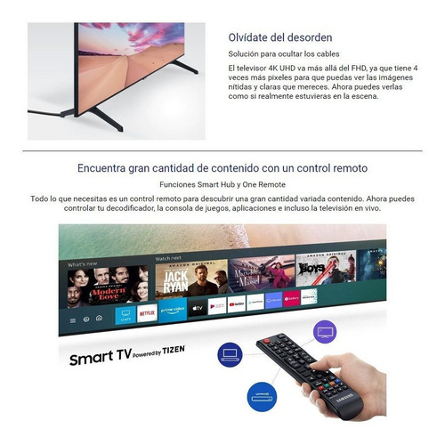Smart Tv Samsung 50' 4k Uhd Modelo 2020 Wifi Bluetooth Loi
