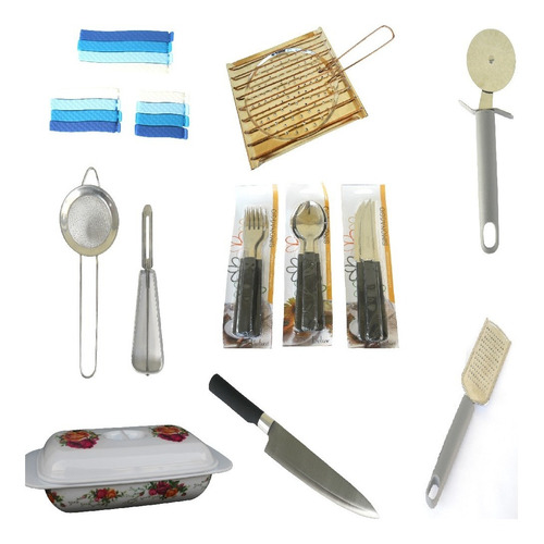 Kit Utensilios Basicos De Cocina  Recién Me Mudo 