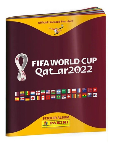 Álbum Qatar 2022 Completo. Figuritas Pegadas. Tapa Blanda