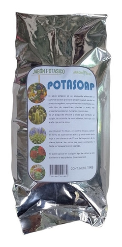Jabon Potasico Ecológico Biodegradable Efectivo 1 Kg