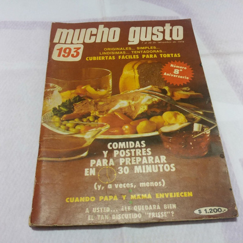 Revista Mucho Gusto 193 Tortas Postres En 30 Minutos 