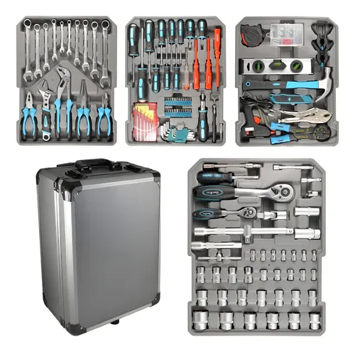Maleta De Ferramentas Jogo Kit Com 186 Peças Eda - 8yu