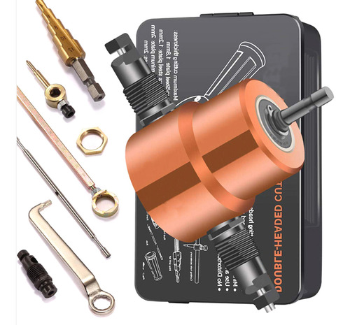 Cortador De Metal, Taladro Ajustable, Corte De Láminas De Do