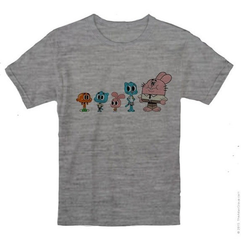 Remera Niño Increible Mundo De Gumball Escalerita