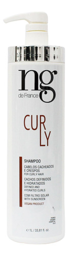 Shampoo Curly Ng De France 1l Para Cabelos Cacheados
