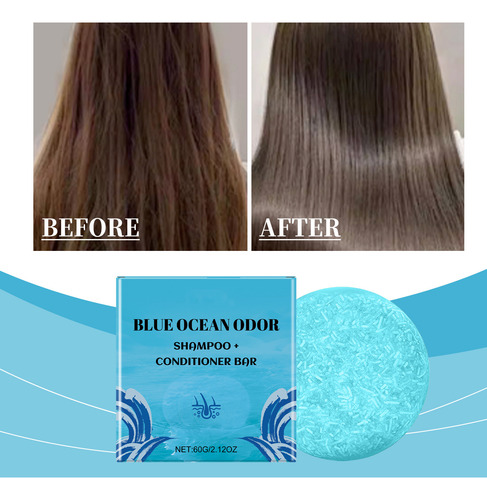 Shampoo E Cond Hair Clean Purifying L Look And Shines Blue