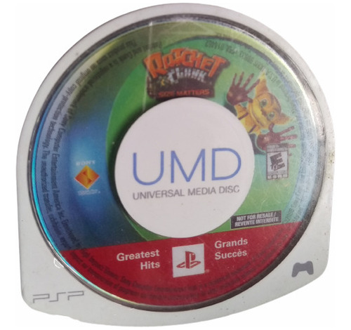 Ratchet & Clank Grandes Hits + Psp Original + Tamaño Importa (Usado)