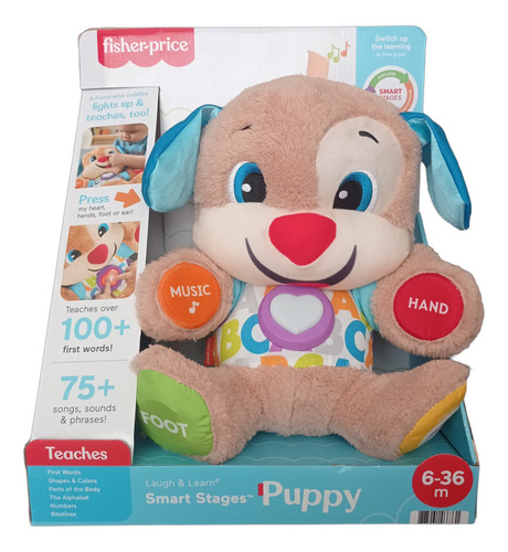 Fisher Price Perrito Aprende Conmigo Ríe  Ingles 